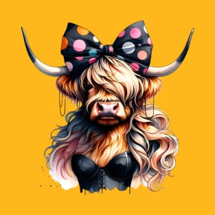 Highland Cow Diva T-Shirt