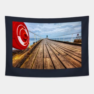 Whitby Pier, Yorkshire, UK Tapestry