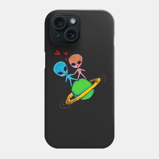 Aliens In Love Phone Case