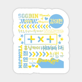 TXT Collage Magnet