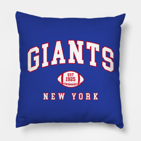 New York Giants Gift Pillows Teepublic