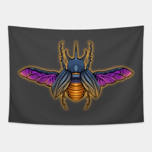 flaming beetle Tapestry