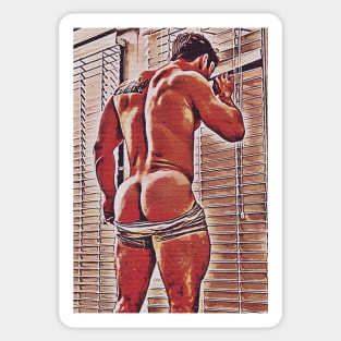 Male Nude Stickers for Sale