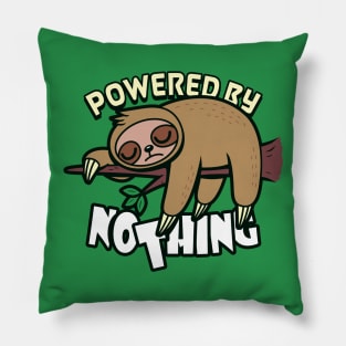 Funny Lazy Kawaii Cute Sloth Lover Cartoon Meme Pillow