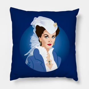 Blue Scarlett Pillow