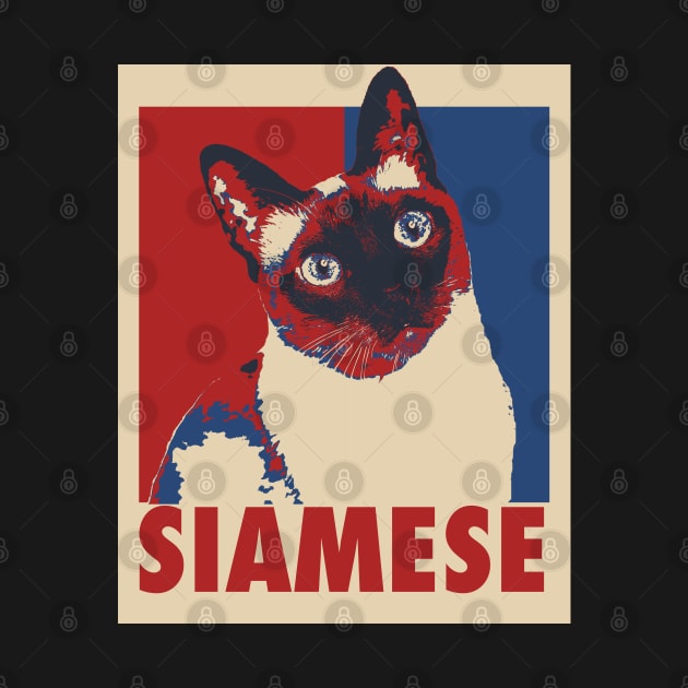 Siamese Cat Pop Art Style by mia_me