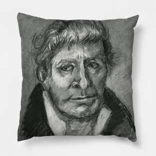 Antonio Salieri - charcoal portrait Pillow