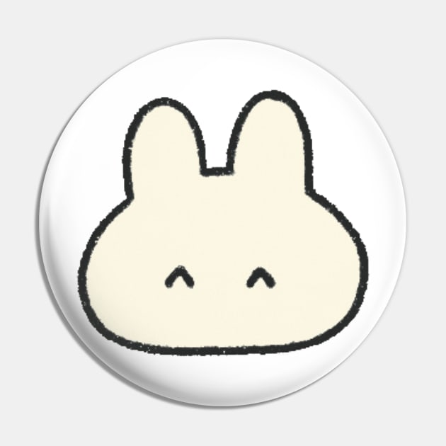 Cheerful Bunny Pin by happyyu