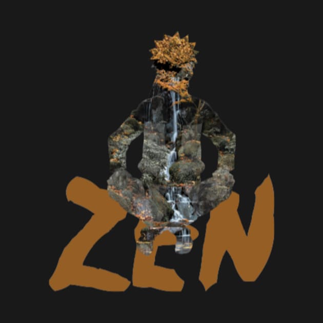 N-Zen Double Exposure Effect by Just In Tee Shirts