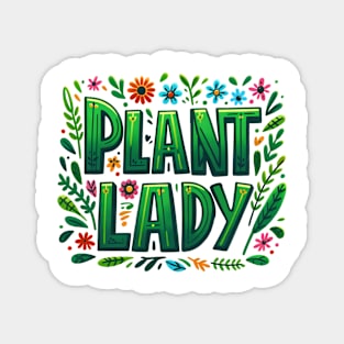 Plant Lady Magnet