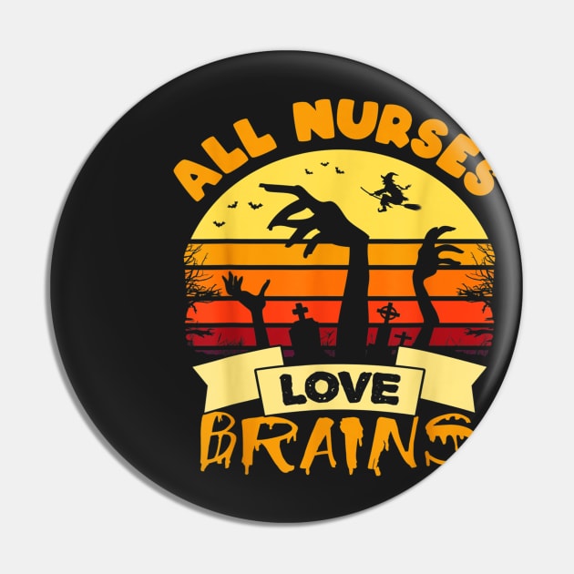 Halloween Shirt Funny Nurse Pin by Christyn Evans