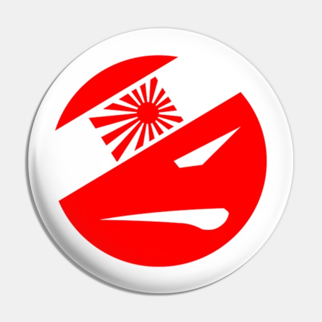 Japanese Domestic JDM face Pin by GTC_Design