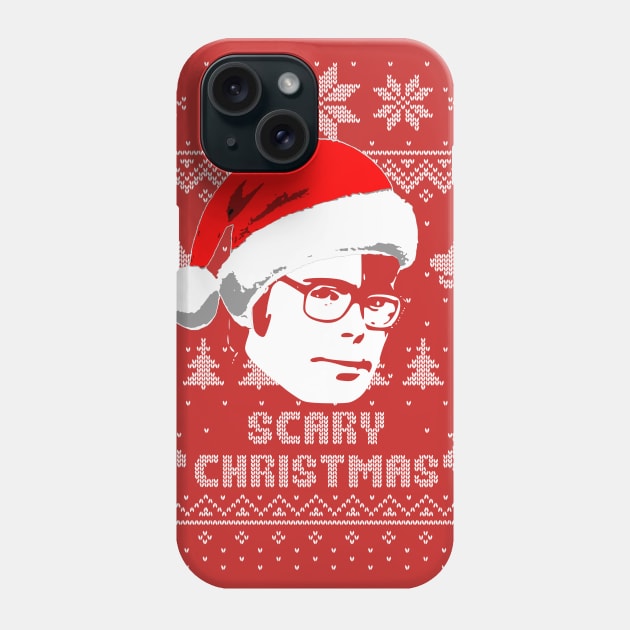 Stephen King Scary Christmas Phone Case by Nerd_art