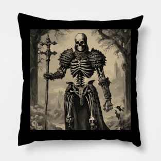 Skeleton Knight Pillow