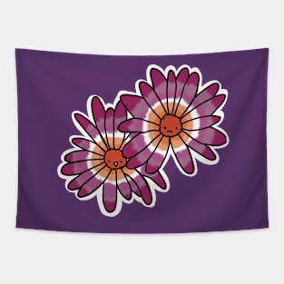 Lesbian Flowers Tapestry