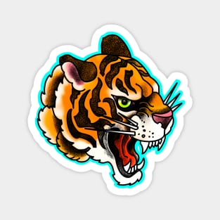 Angry tiger Magnet