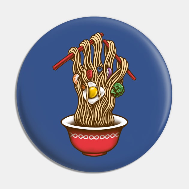 Infinity Noodles Pin by c0y0te7