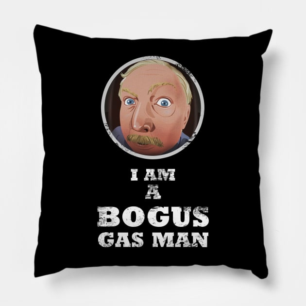 Bogus Gas Man Pillow by Nik Afia designs