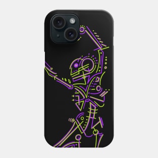 AbstrAct Skeleton - Danse Macabre Phone Case