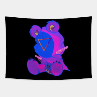 Squid Teddy (Glow) Tapestry