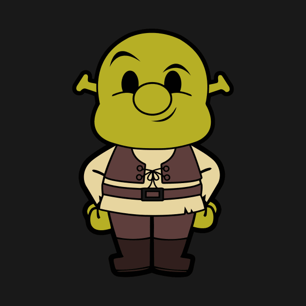 Shrek Chibi by untitleddada