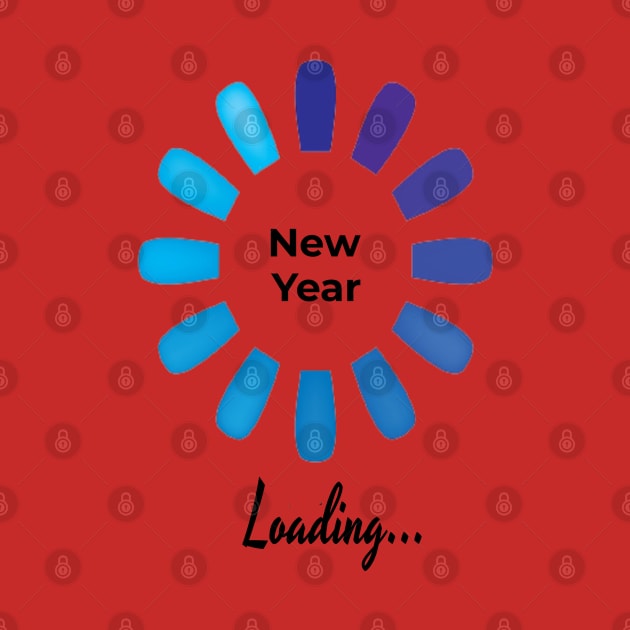 Funny New Year's Eve Loading by musicanytime