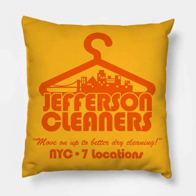 Jefferson Cleaners The Jeffersons Pillow TeePublic