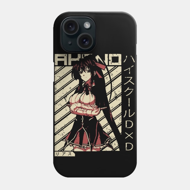 Akeno Himejima - Highschool DxD  Wifu Anime Phone Case by hnmarart