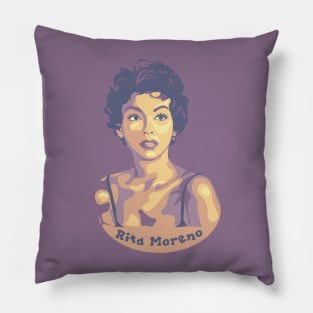 Rita Moreno Portrait Pillow