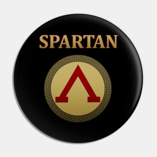 Spartan Shield Pin