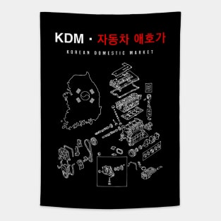 KDM Car Enthusiast Tapestry