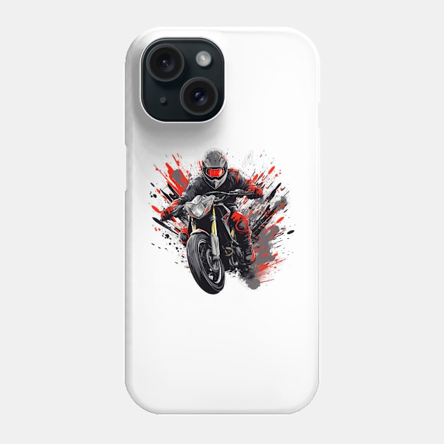 Biker Motorcycle Phone Case by Mako Design 