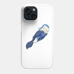 Neuvillette hugging baby Sea Otter - Genshin Impact Phone Case