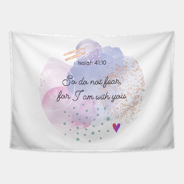 Bible verse - Christian gift Tapestry by S K