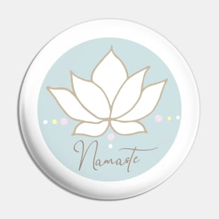 Yoga design namaste Pin