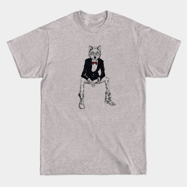 Disover Wolf Hipster - Wolf - T-Shirt