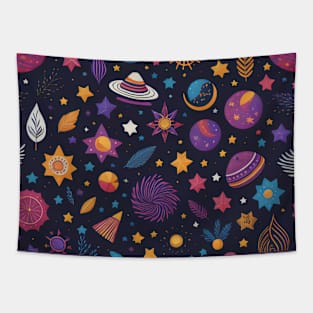 Space Pattern 2 Tapestry