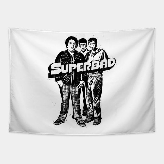 superbad Tapestry by RetroScribbles