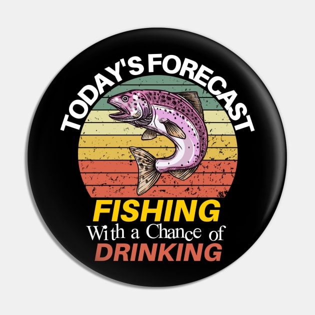 Fishing With a Chance of Drinking Pin by Wilcox PhotoArt