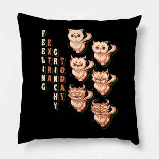 Feeling extra grinchy today Pillow