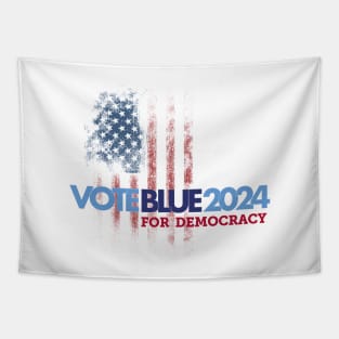 Vote Blue 2024 For Democracy Tapestry