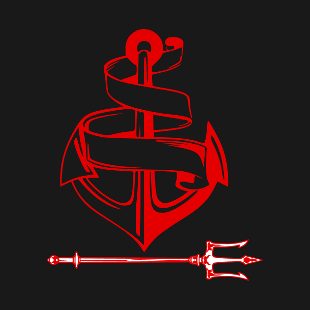 Anchor & Trident by HelenarShop