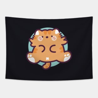 Orange Tabby Cat Tapestry