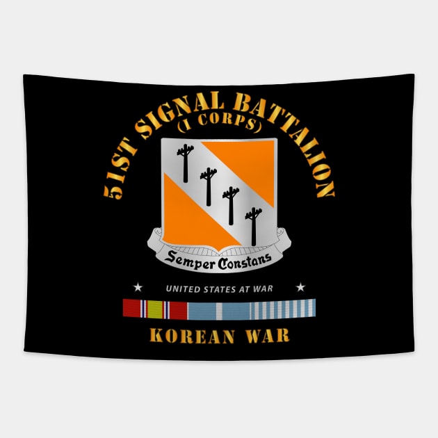 51st Signal Battalion - Korean War Tapestry by twix123844