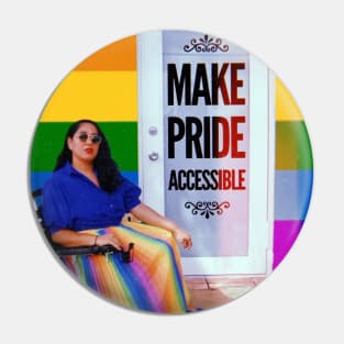 Make Pride Accessible Pin