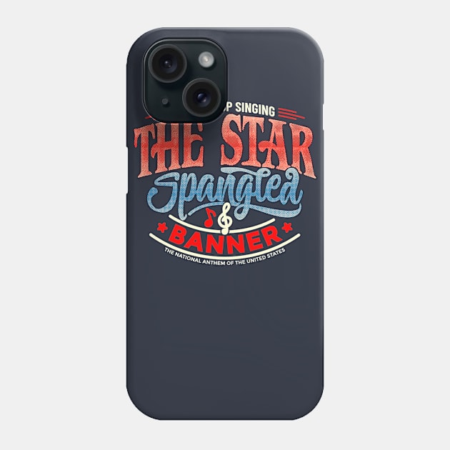 The Star Spangled Banner Phone Case by Miatunasaray