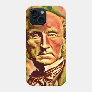 John Stuart Mill Snow Portrait | John Stuart Mill Artwork 14 Phone Case