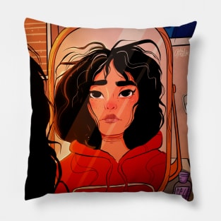 Messy hair Pillow