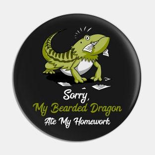 Bearded Dragon Ate My Homework Pin