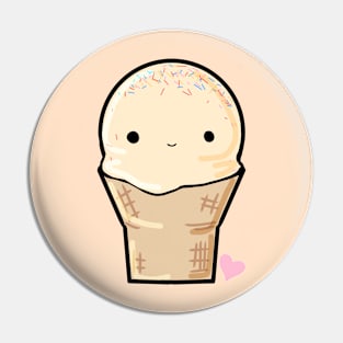 Kawaii Ice-Cream Design Pin